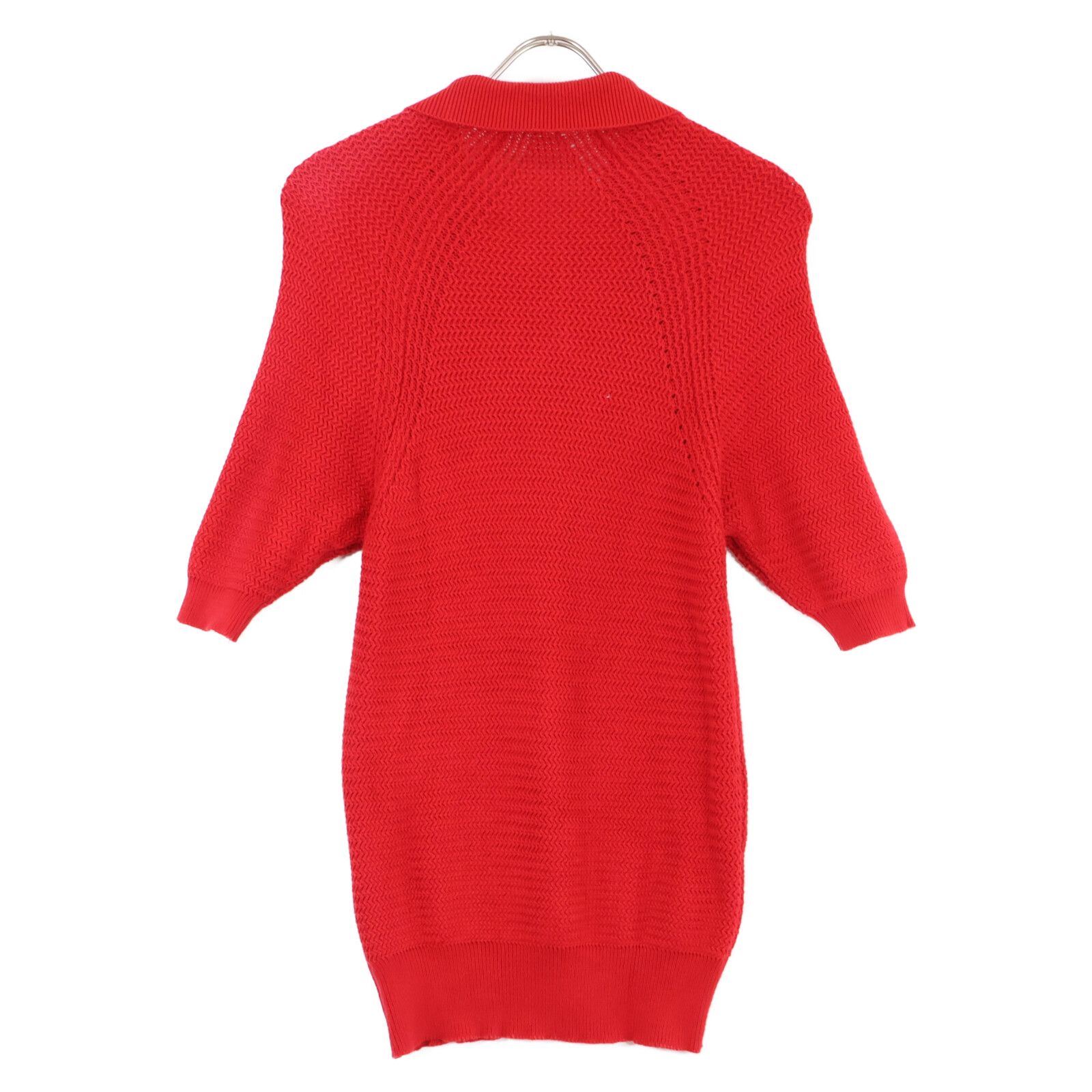 CHANEL シャネル スコットランド製 コットンニットポロ 0 - メルカリ