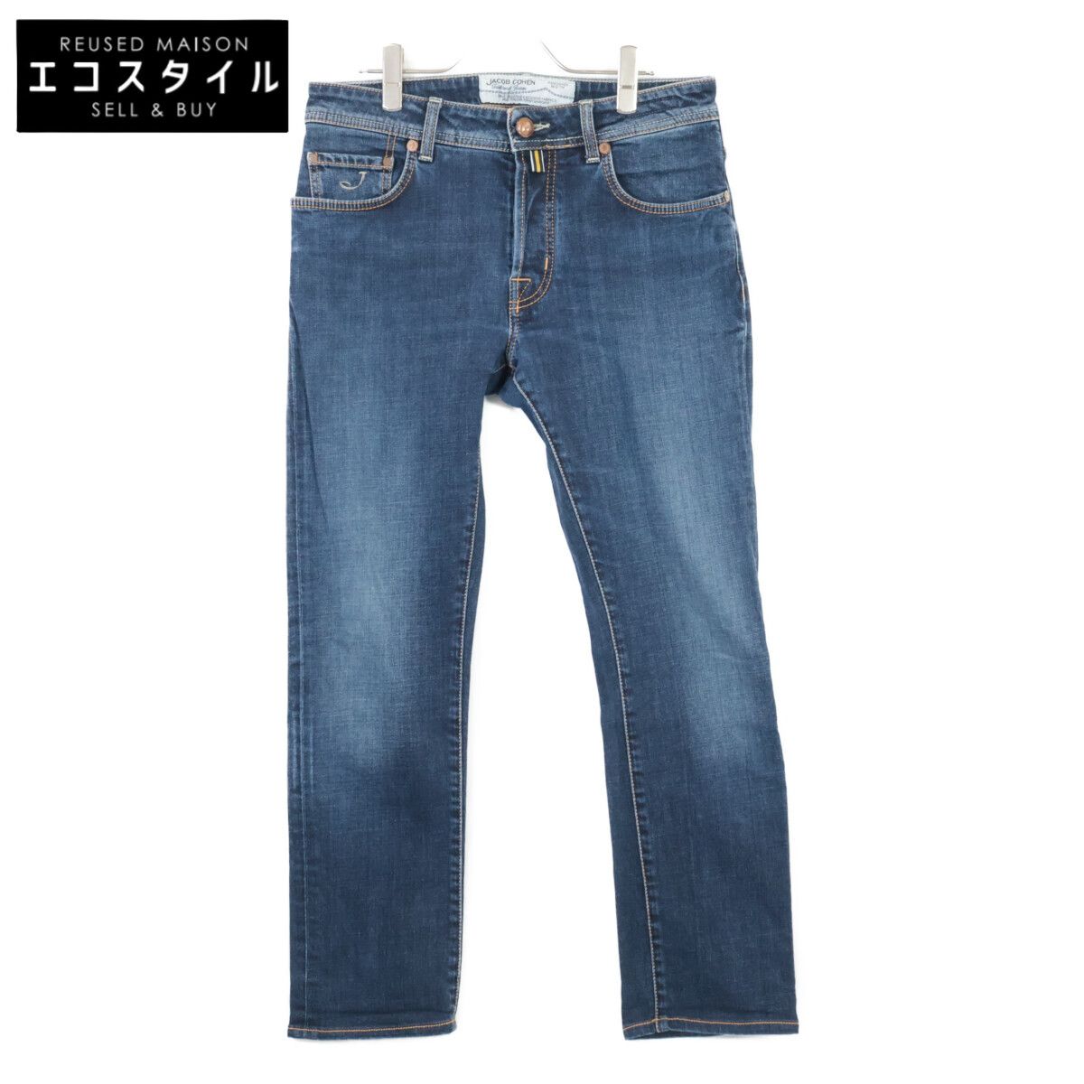 JACOB COHEN ヤコブコーエン PW 688 COMF ﾃﾞﾆﾑﾊﾟﾝﾂ 32