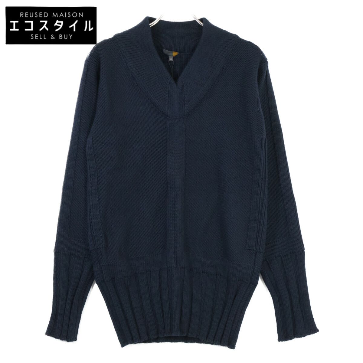 FENDI フェンディ ﾈｲﾋﾞｰ ﾐﾄﾞﾙｹﾞｰｼﾞ ﾘﾌﾞﾆｯﾄ 46