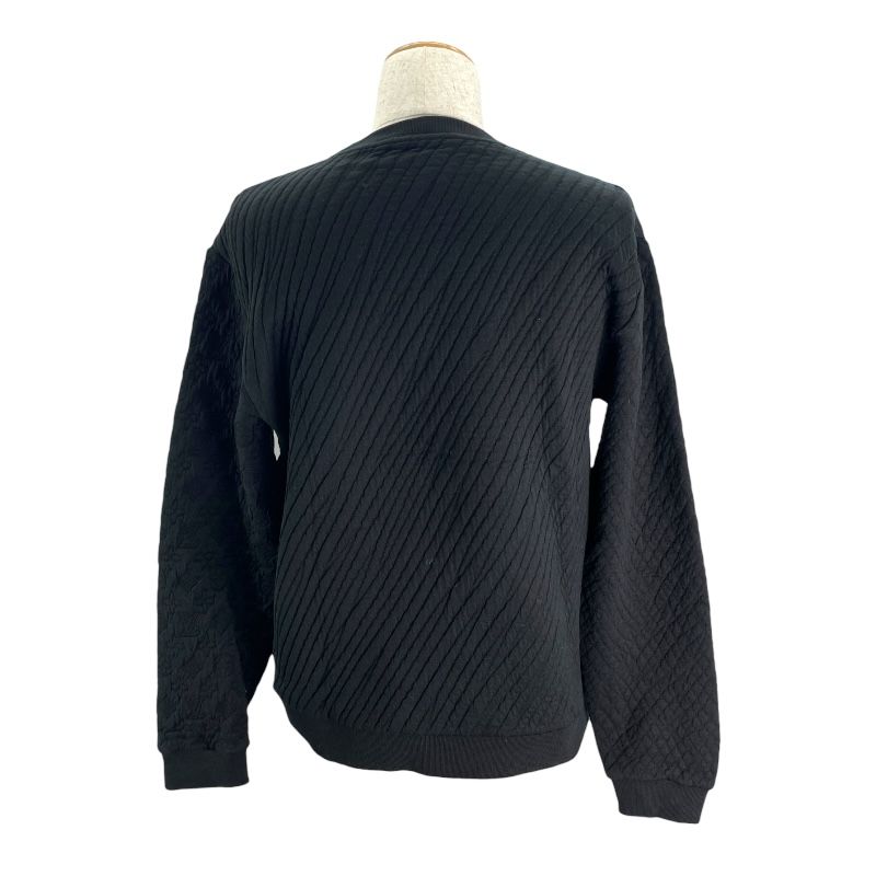 ルイ ヴィトン LOUIS VUITTON モノグラムロゴ スウェットシャツ HNY 02 W ブラック コットン メンズ スウェット