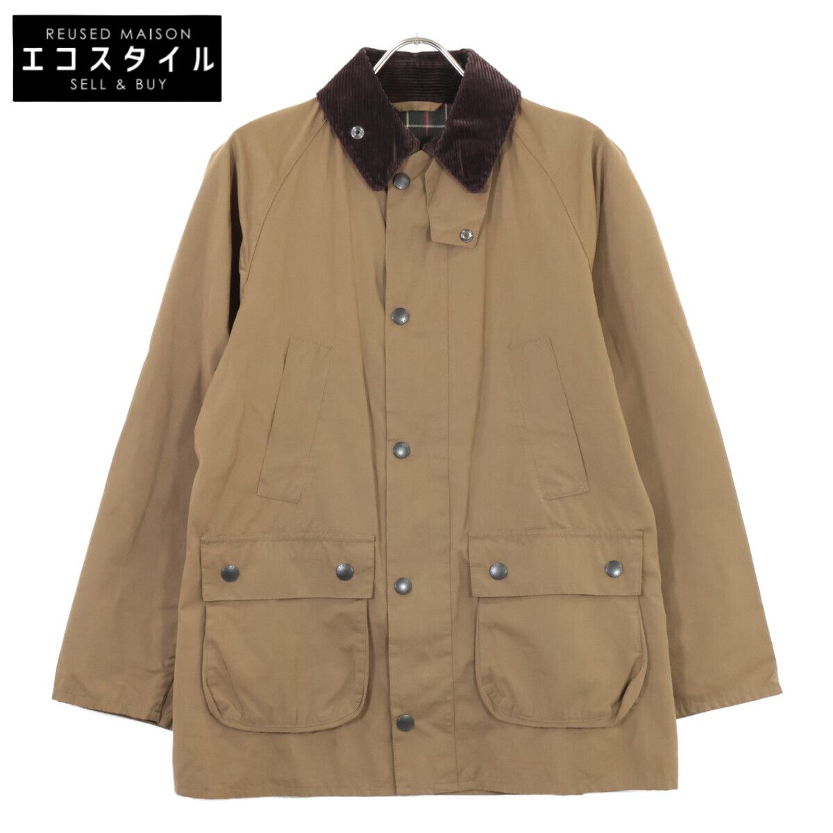 Barbour バブアー ｶｰｷ ﾋﾟｰﾁｽｷﾝ 3ﾜﾗﾝﾄ ｼﾞｬｹｯﾄ 36