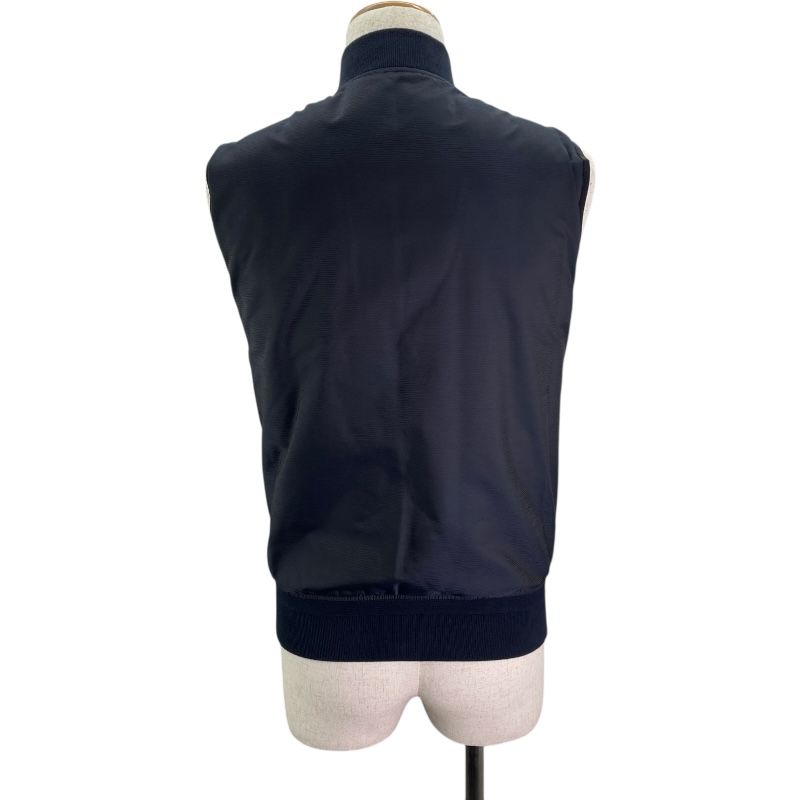 ルイ ヴィトン LOUIS VUITTON リバーシブルダウンベスト ネイビー|ブラック ナイロン メンズ ダウンベスト