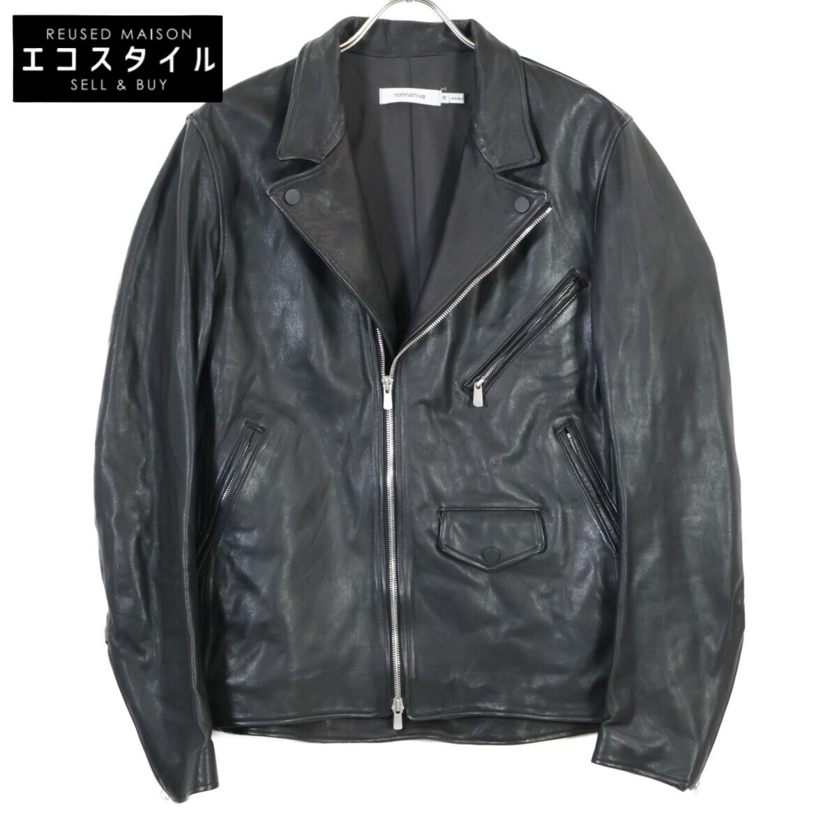 nonnative ノンネイティブ NN J 2816 RIDER BLOUSON COW LEATHER カウレザー ダブルライダース 15 AW 2