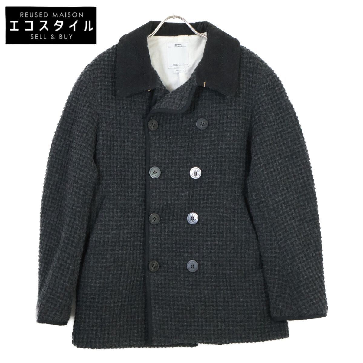 VISVIM ビズビム 正規 襟コーデュロイ ピー 3