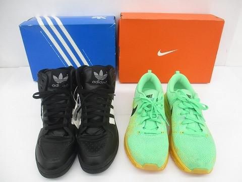 ナイキ フライニット マックス 620469 アディダス 039827 スニーカー 2点 27 5 28 メンズ