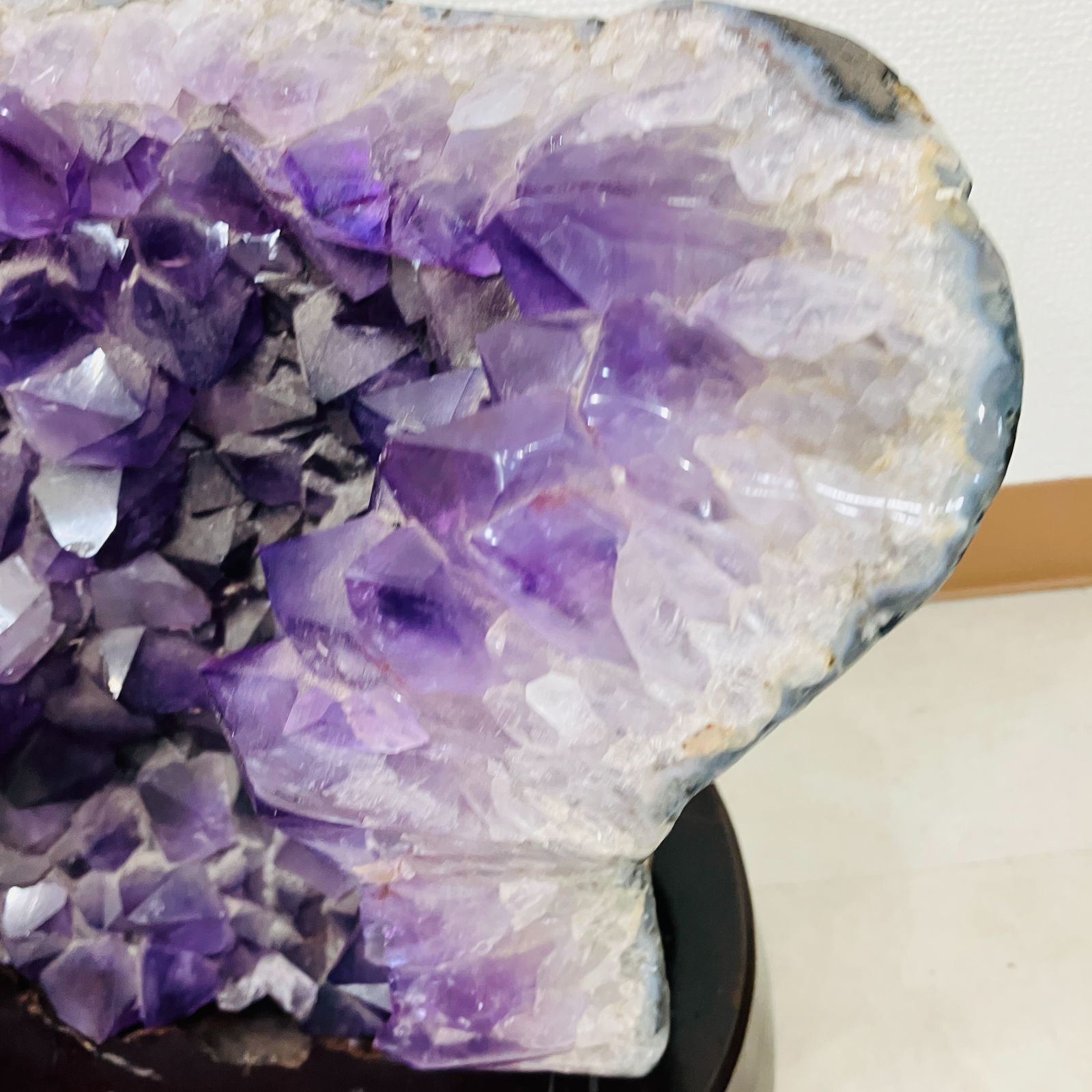  A 置物 アメジストクラスター アメジストドーム ディスプレイフォト 置物 インテリア小物