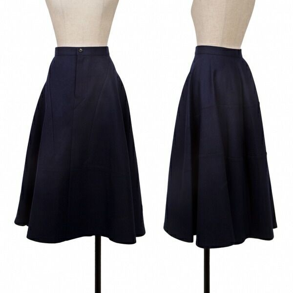 トリココムデギャルソンtricot COMME des GARCONSウール混紡斜め切替