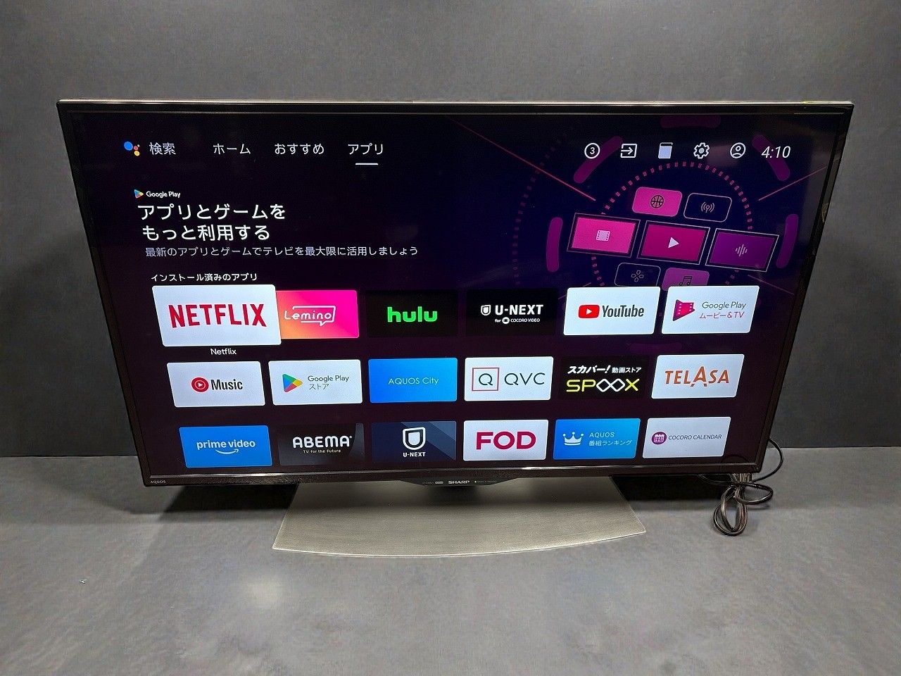 ☆状態良好☆ SHARP シャープ 40V型 液晶テレビ AQUOS 4T-C40BJ1