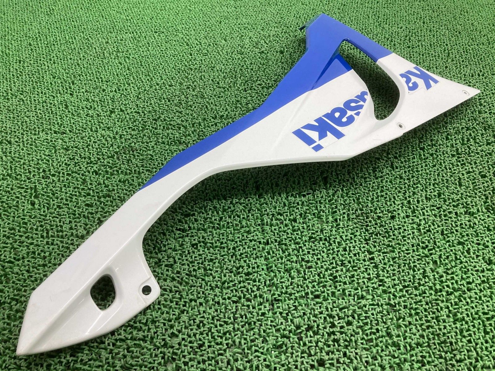 ZX-6R アンダーカウル 左 パール/青 55028-0850 カワサキ 純正 中古