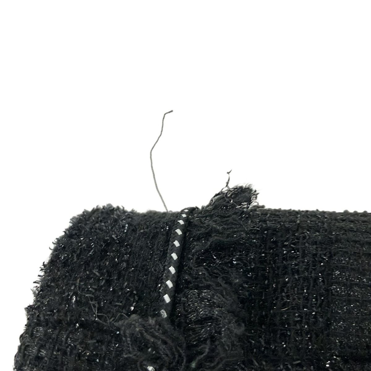  DAMAcollection ダーマ スカートセットアップ サイズ9 AR S レディース 黒 ラメ スカートスーツ上下 ビジネススーツ