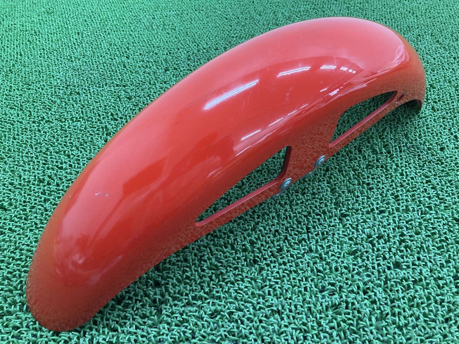 RZ250 フロントフェンダー 赤 4L0 ヤマハ 純正 中古 バイク 部品 4L3 RZ250 フロントフェンダー 赤 4L0 ヤマハ 純正 中古 バイク 部品 4L3