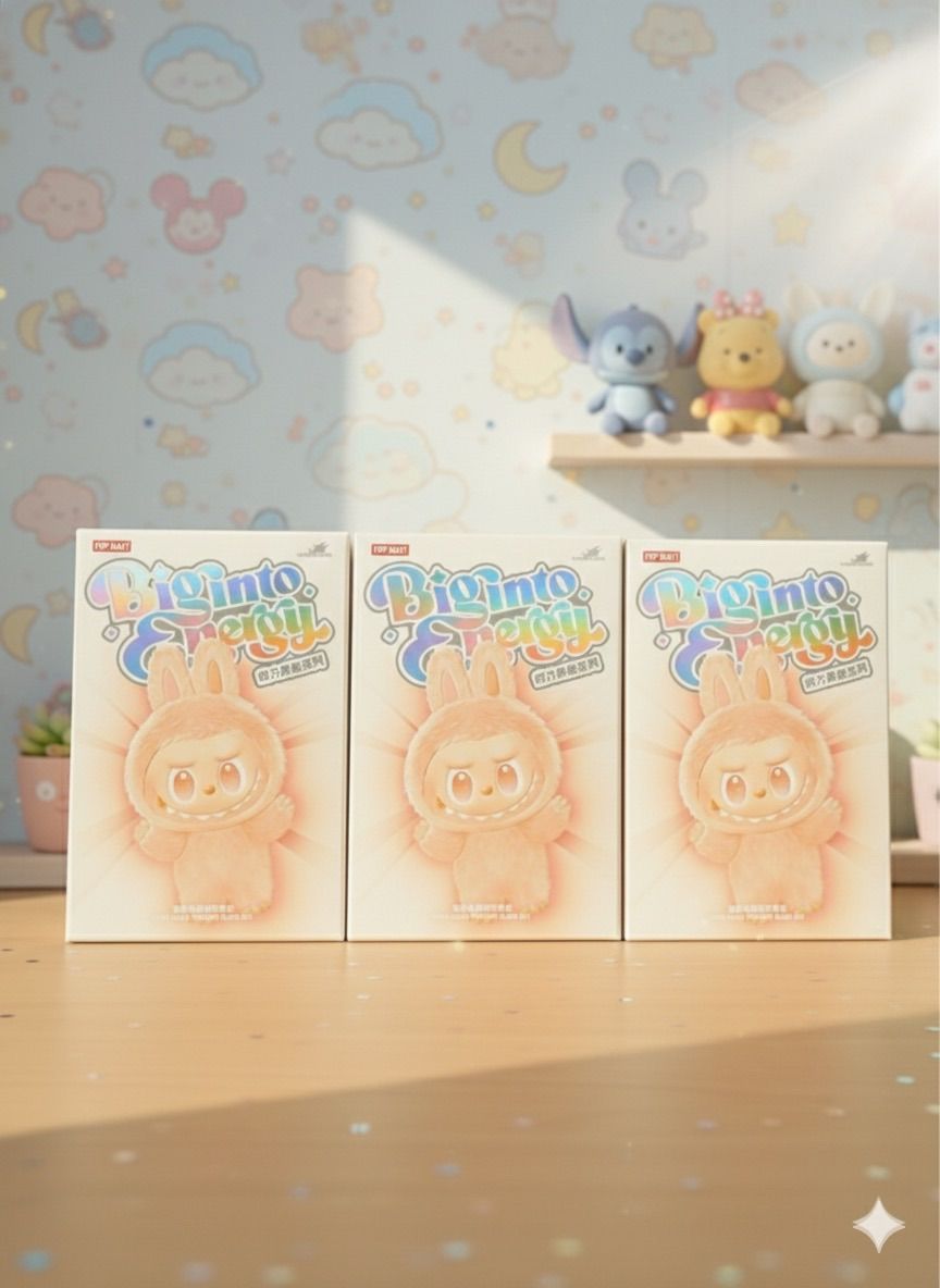 Labubu Big into Energy 3ピース ラブブ ポップマート ぬいぐるみ エナジー 当社お任せラッピング致します