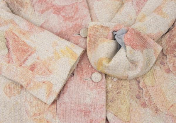 イッセイミヤケハートジャケット イッセイミヤケ ハートISSEY MIYAKE HaaT パステルジャガード4B