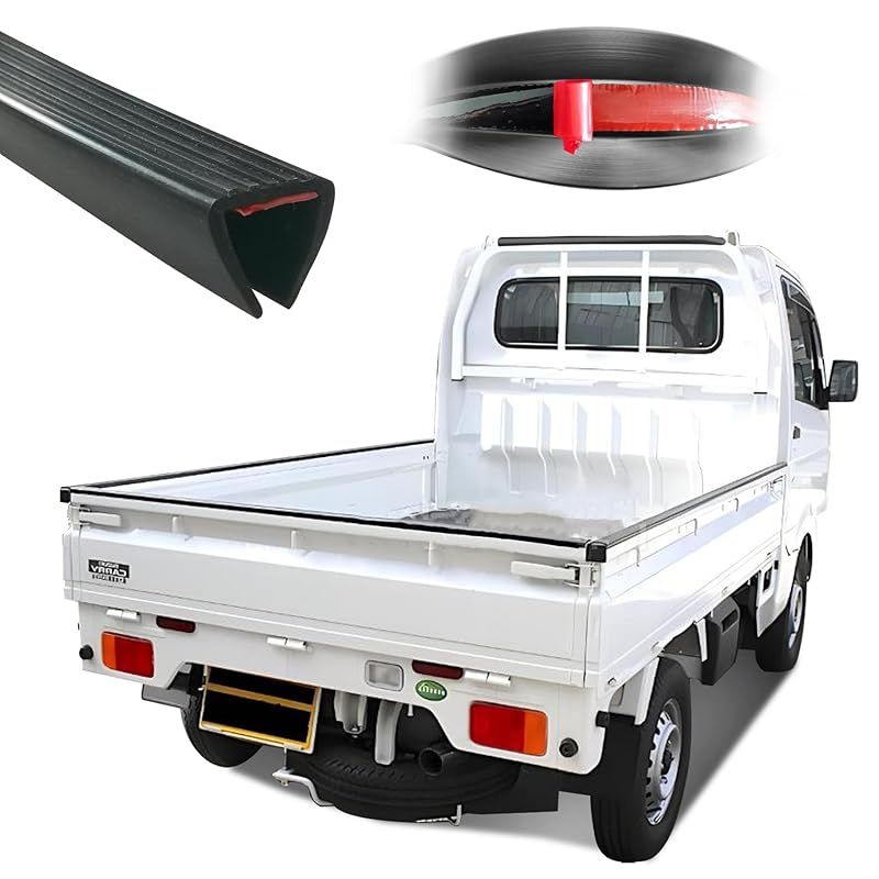 KUKUANゲートプロテクター あおりガード ハイゼットトラック あおりゴム 対応 S500P S510P 500系 (ゲートプロテクター＆鳥居) 1