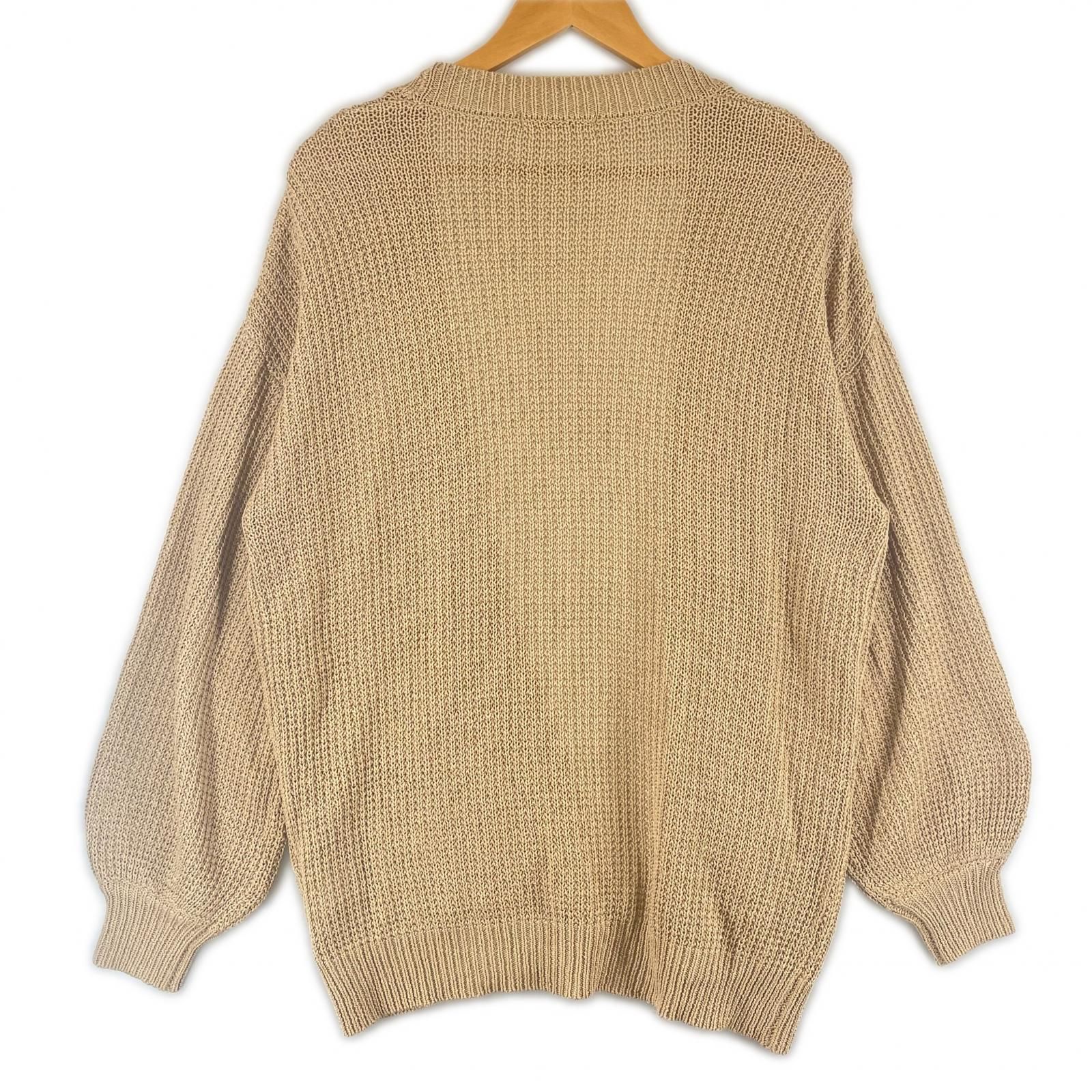 Shuraru シューラルー 無地 春夏 SS カーディガン ベージュ レディース