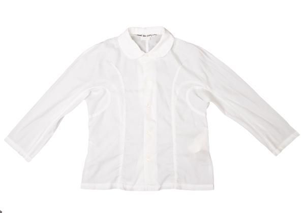 コムデギャルソンCOMME 高品質 des GARCONS ポリラウンドカラーシャツ