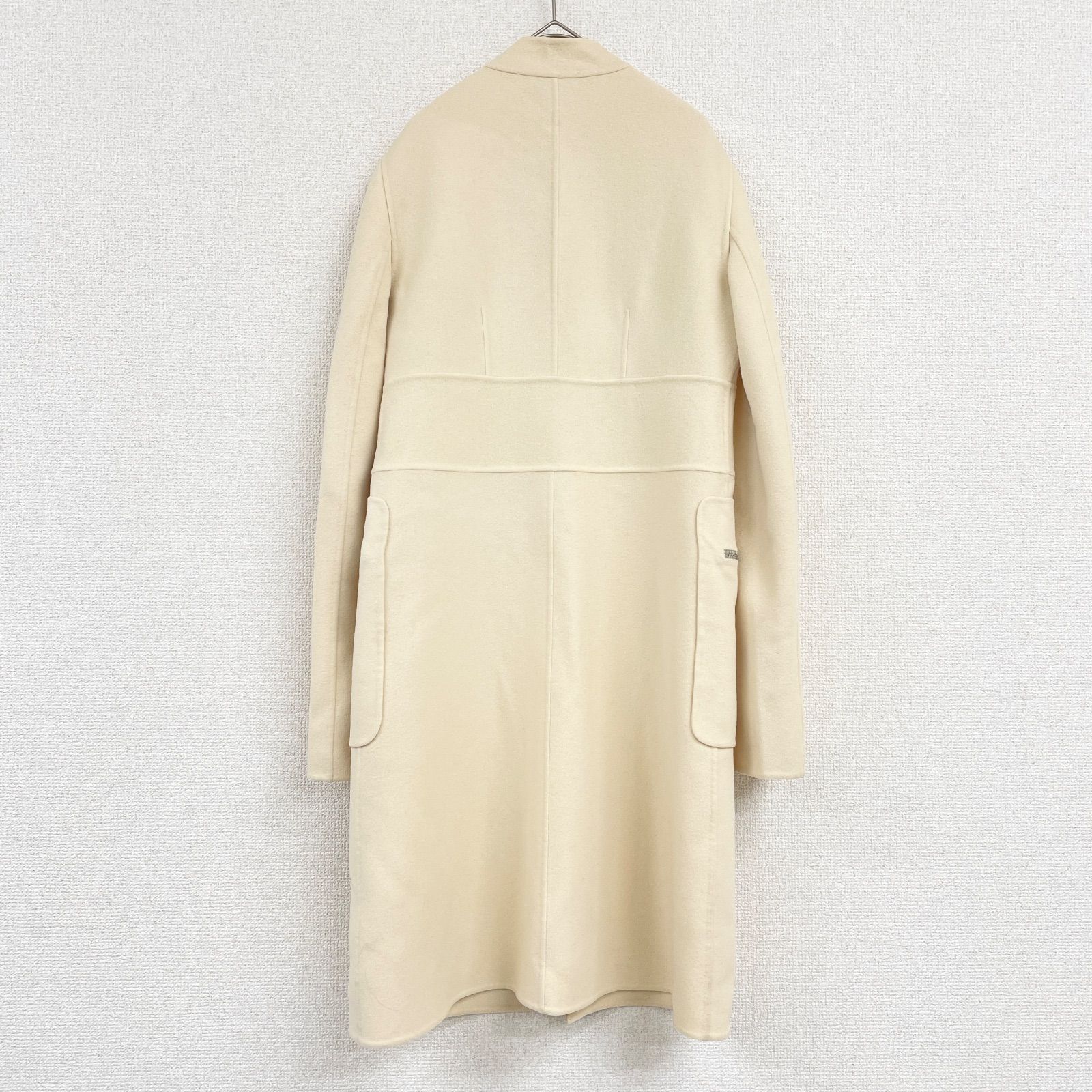 CELINE セリーヌ ロングコート ダブルフェイス ジップ スタンドカラー