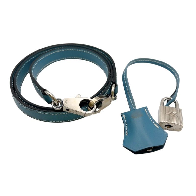 エルメスショルダーストラップ　ブルージーン エルメス HERMES ショルダーストラップ＆クロシェット ブルージーン