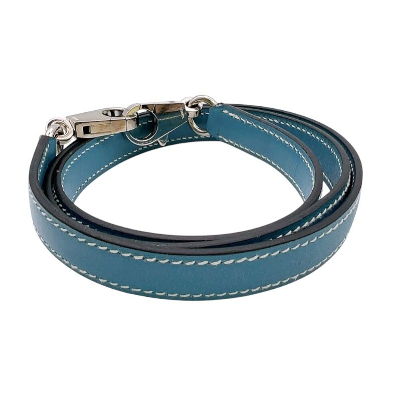 エルメスショルダーストラップ　ブルージーン エルメス HERMES ショルダーストラップ＆クロシェット ブルージーン