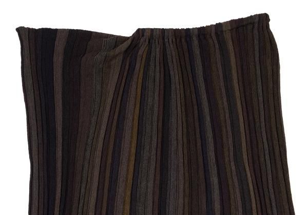 ヨーガンレールJURGEN LEHL ウールシルクサイドドレープストライプ