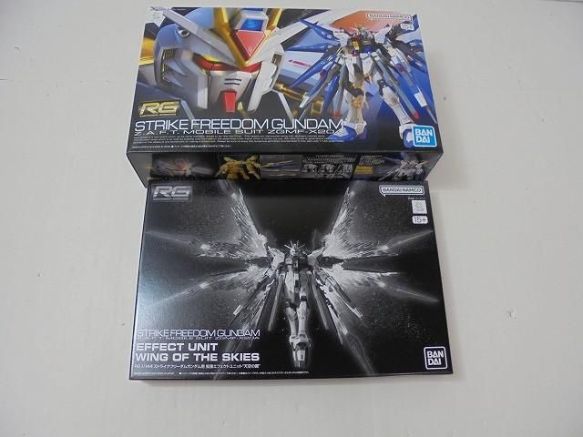 未組立 プラモデル RG 1/144 機動戦士ガンダムSEED DESTINY ストライクフリーダムガンダム 拡張エフェクトユニット 天空の翼 付き