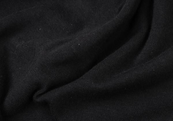 ジャンポールゴルチエファムJean Paul GAULTIER FEMME コットンストレッチ変形ノースリーブカットソー 黒40