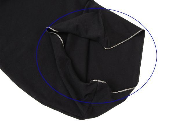 ジャンポールゴルチエファムJean Paul GAULTIER FEMME コットンストレッチ変形ノースリーブカットソー 黒40