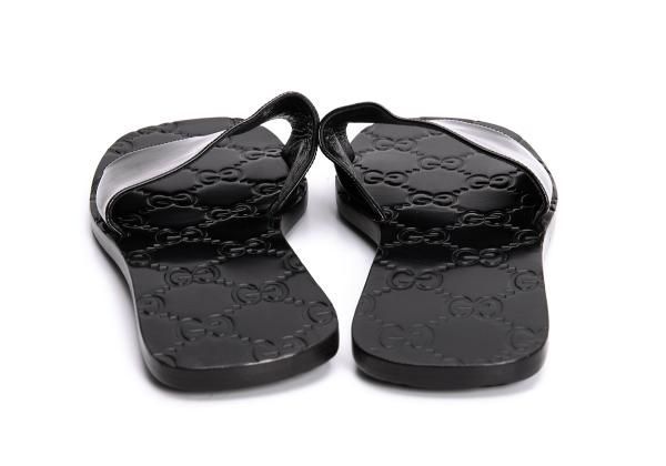 また大幅お値下げ！⭐︎美品GUCCI グッチ サンダル ブラック エナメルレザー グッチGUCCI エナメルGGロゴサンダル 黒36（23位） - メルカリ