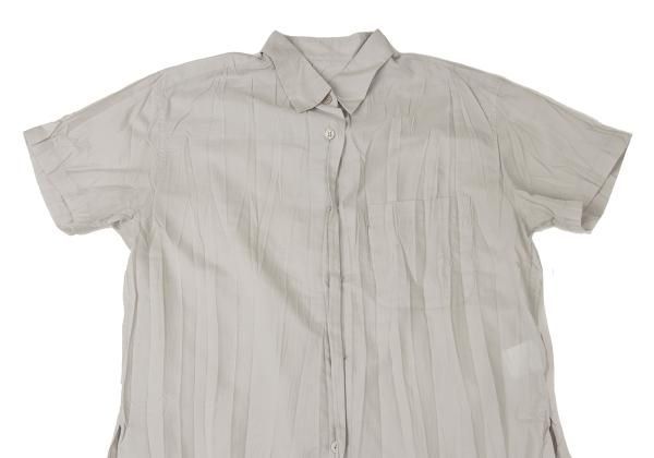 アウトレット イッセイミヤケISSEY MIYAKE プリーツ半袖シャツ