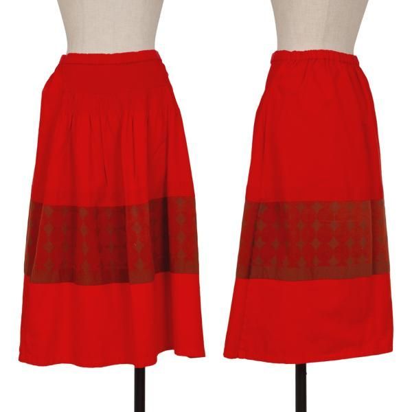 イッセイミヤケ ミーISSEY MIYAKE me ニット切替ドットジャガード