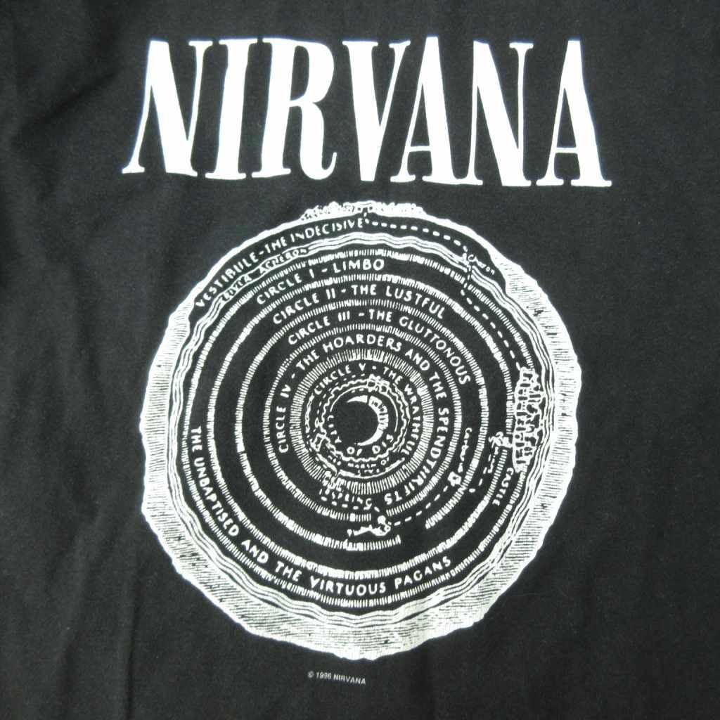 ヴィンテージ VINTAGE M&Oボディ 00s ニルヴァーナ 地獄の輪 Tシャツ