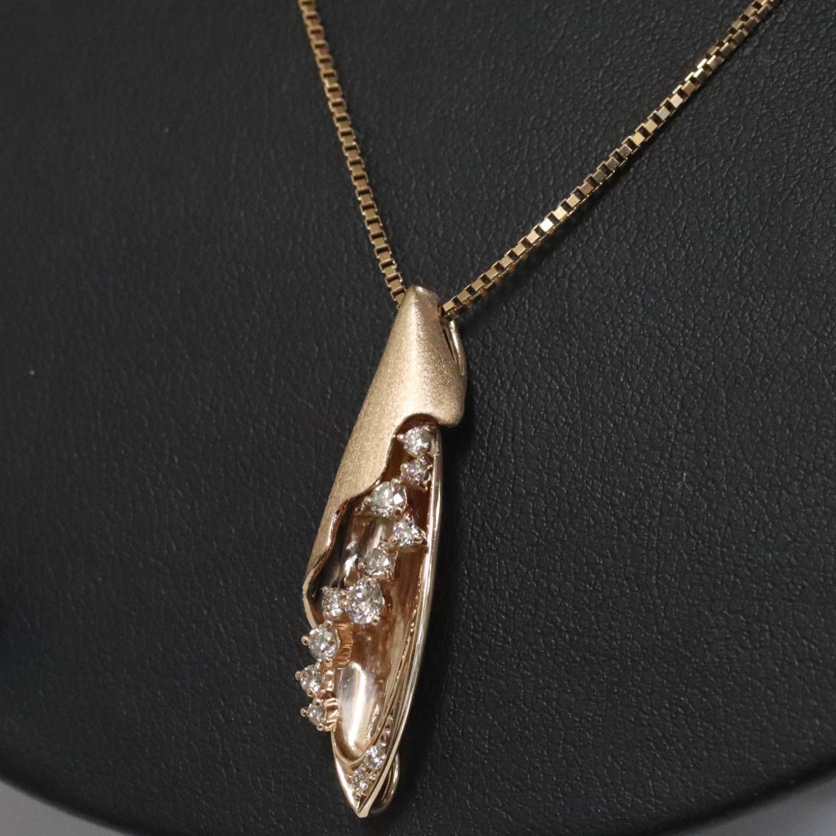 K18PGダイヤモンドペンダント D0.32 7.1g AJ付45cm - メルカリ