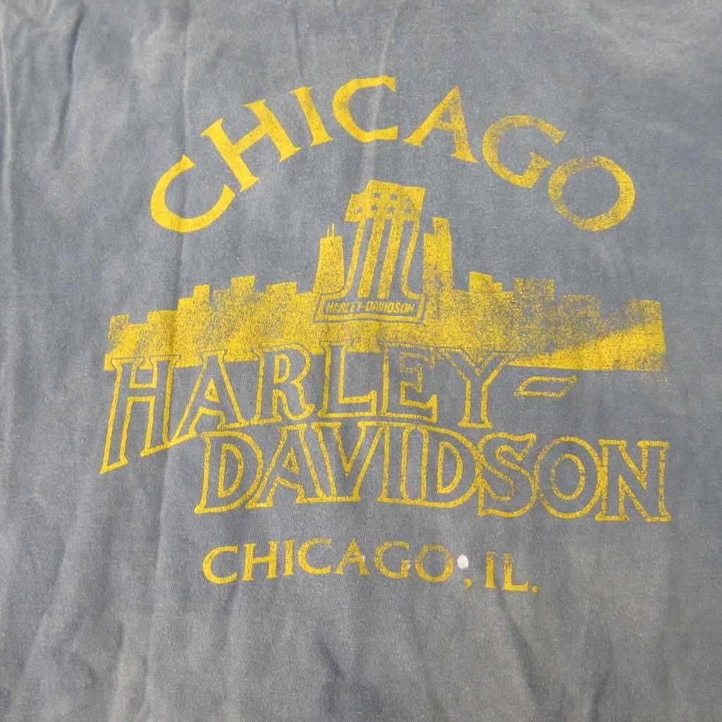 【中古】ヘインズ Hanes 80s ハーレーダビッドソン Tシャツ プリント 鬼フェード 半袖 L 黒 ブラック 1206 メンズ ヘインズ Hanes ヴィンテージ 80s ハーレーダビッドソン HARLEY