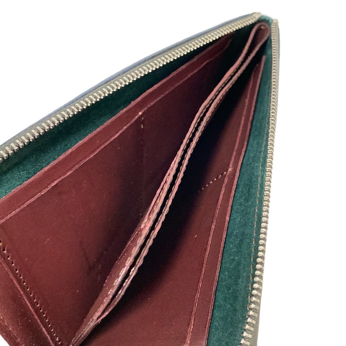 REN(レン) 長財布 クリアランス アドレスウォレット・フラットロング 3-49-32360 マットグレー(ダークグレー) L字ファスナー