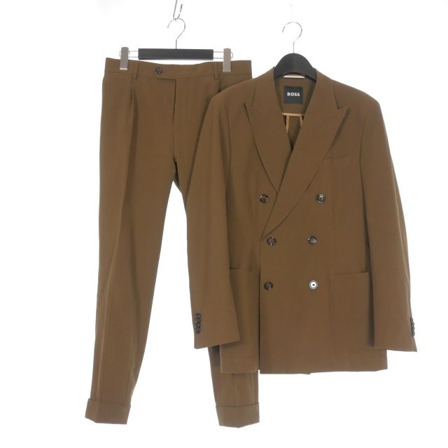 ヒューゴボス HUGO BOSS セットアップスーツ 上下 シアサッカー ダブル