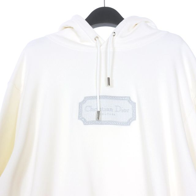 Christian Dior 半袖ホワイトパーカー ディオール Dior 23SS CHRISTIAN DIOR COUTURE EMBROIDERED RELAX FIT