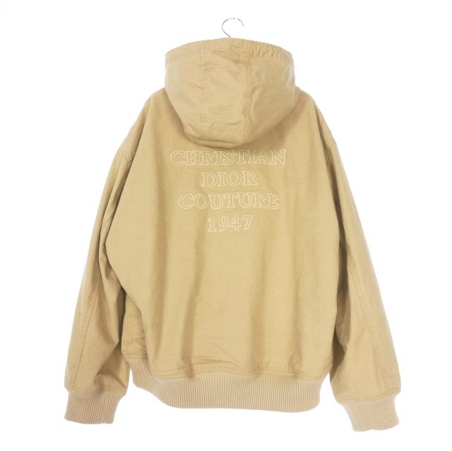 ディオール Dior 24SS Logo Embroidered ZIp-Up Hoodie フード付き
