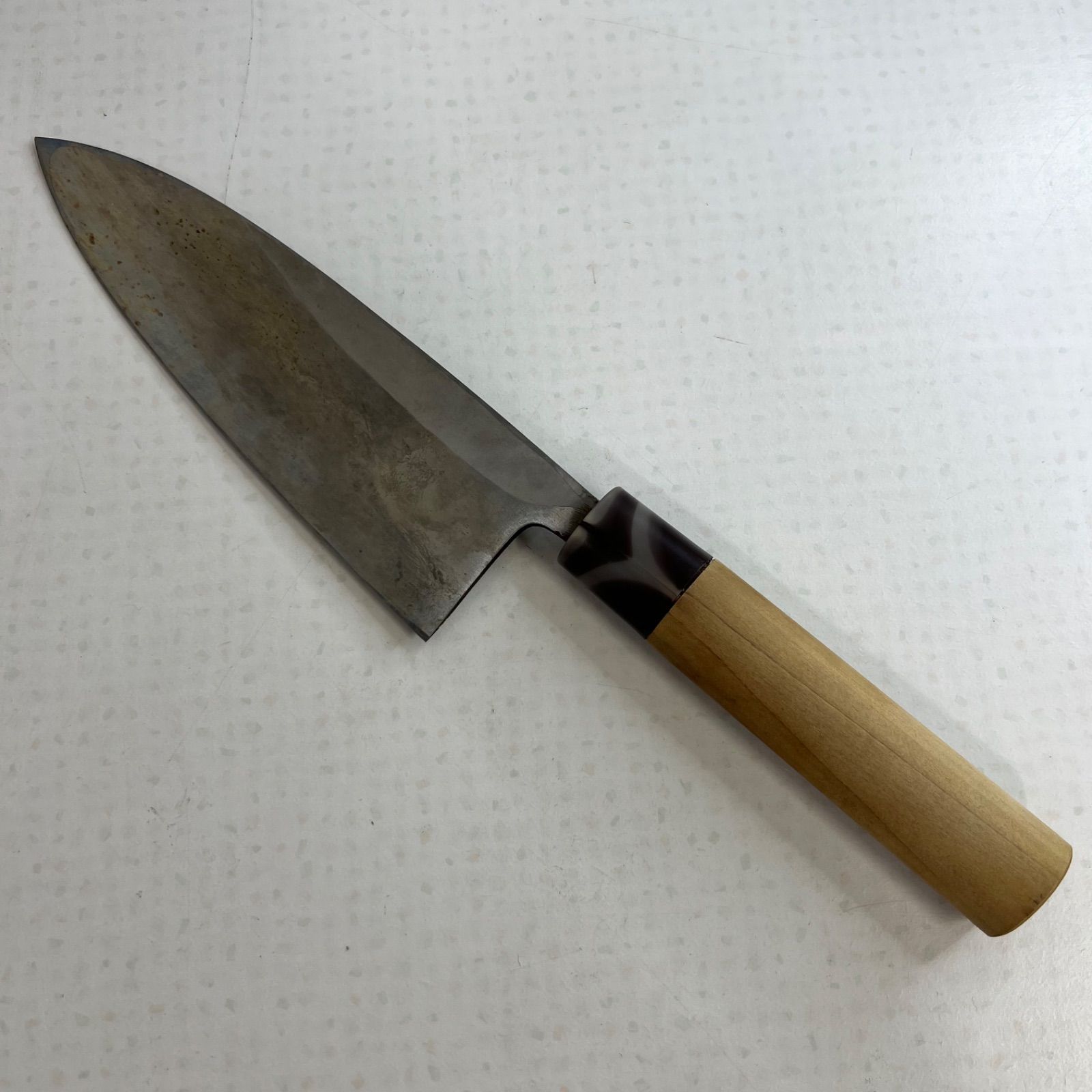 ☆TOJIRO 藤次郎 白紙鋼 出刃包丁 180mm 燕三条製包丁の【藤次郎オンラインショップ】 / 藤次郎 白紙鋼 出刃 180mm