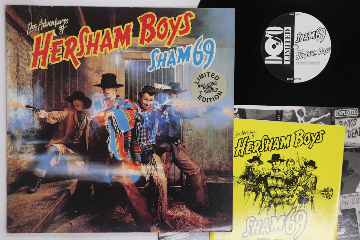 英LP Sham 69 Adventures Of Hersham Boys DOJOLP258 DOJO /00260