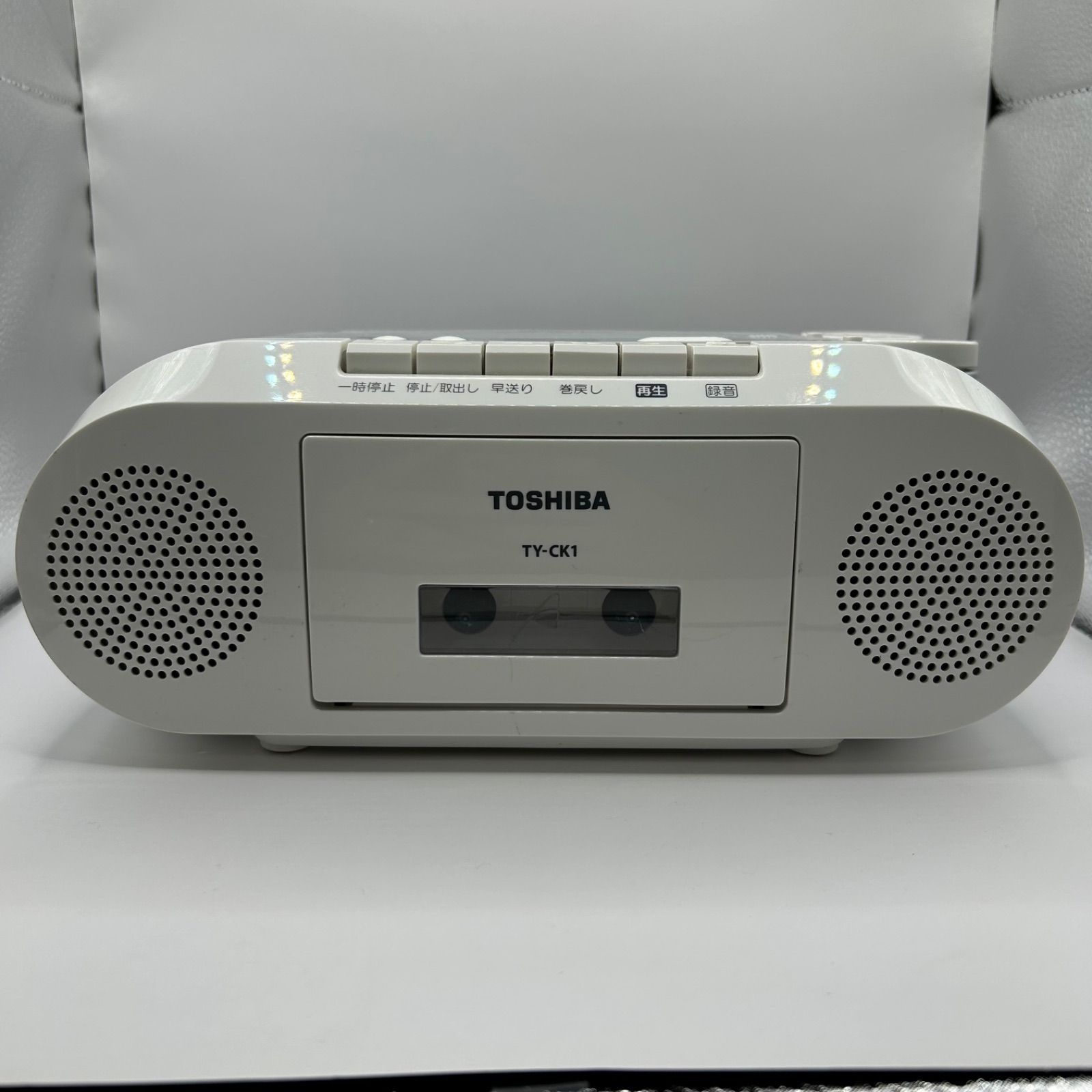 TOSHIBA 東芝 TY-CK1 CDプレーヤー AM FM カセットデッキ - メルカリ