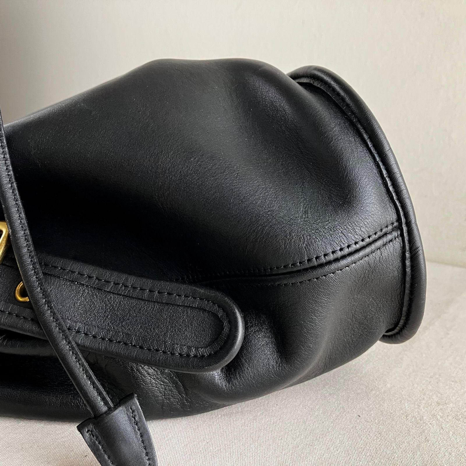 Vintage Coach Lula's Legacy Black Leather Shoulder Bag USA - メルカリ