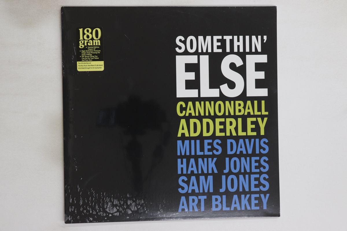 米LP Cannonball Adderley Somethin Else VNL12213LP Ermitage 未開封 米LP Cannonball Adderley Somethin Else VNL12213LP Ermitage 未開封