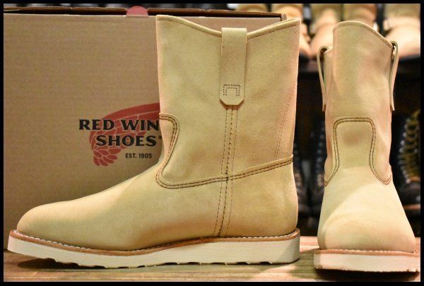10.5 E ♥ 25年 レッドウィング 8168 スエード ペコス ホーソーンアビレーンラフアウト ブーツ redwing FH 438