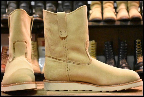 10.5 E 25年 レッドウィング 8168 スエード ペコス ホーソーンアビレーンラフアウト ブーツ redwing FH 438