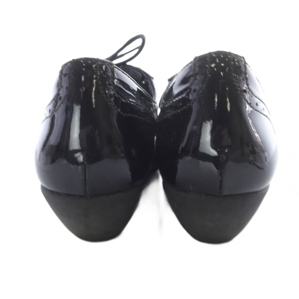 GIRO アシックス フラットシューズ レザー エナメル アシックス asics GIRO その他のシューズ エナメル レースアップ 黒