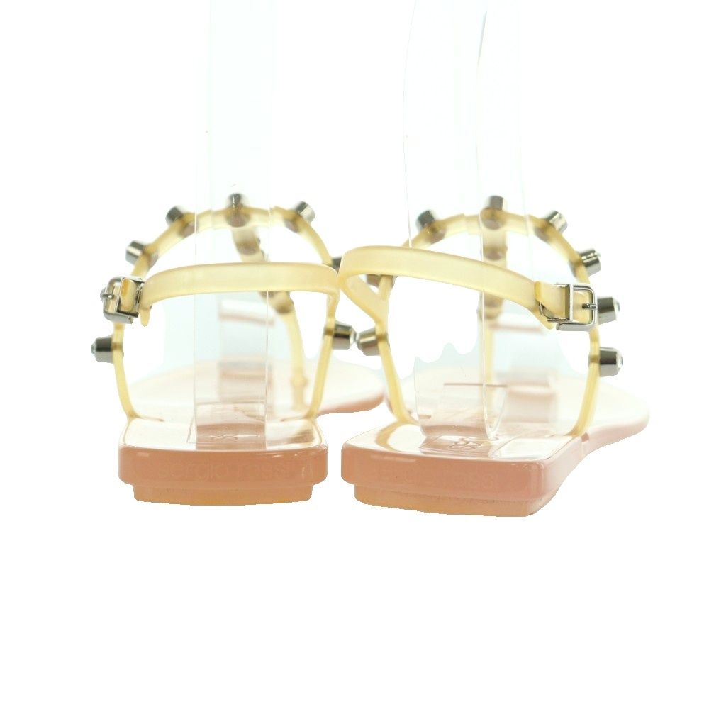 セルジオロッシ Sergio rossi トングサンダル スクエアトゥ ラバー 36