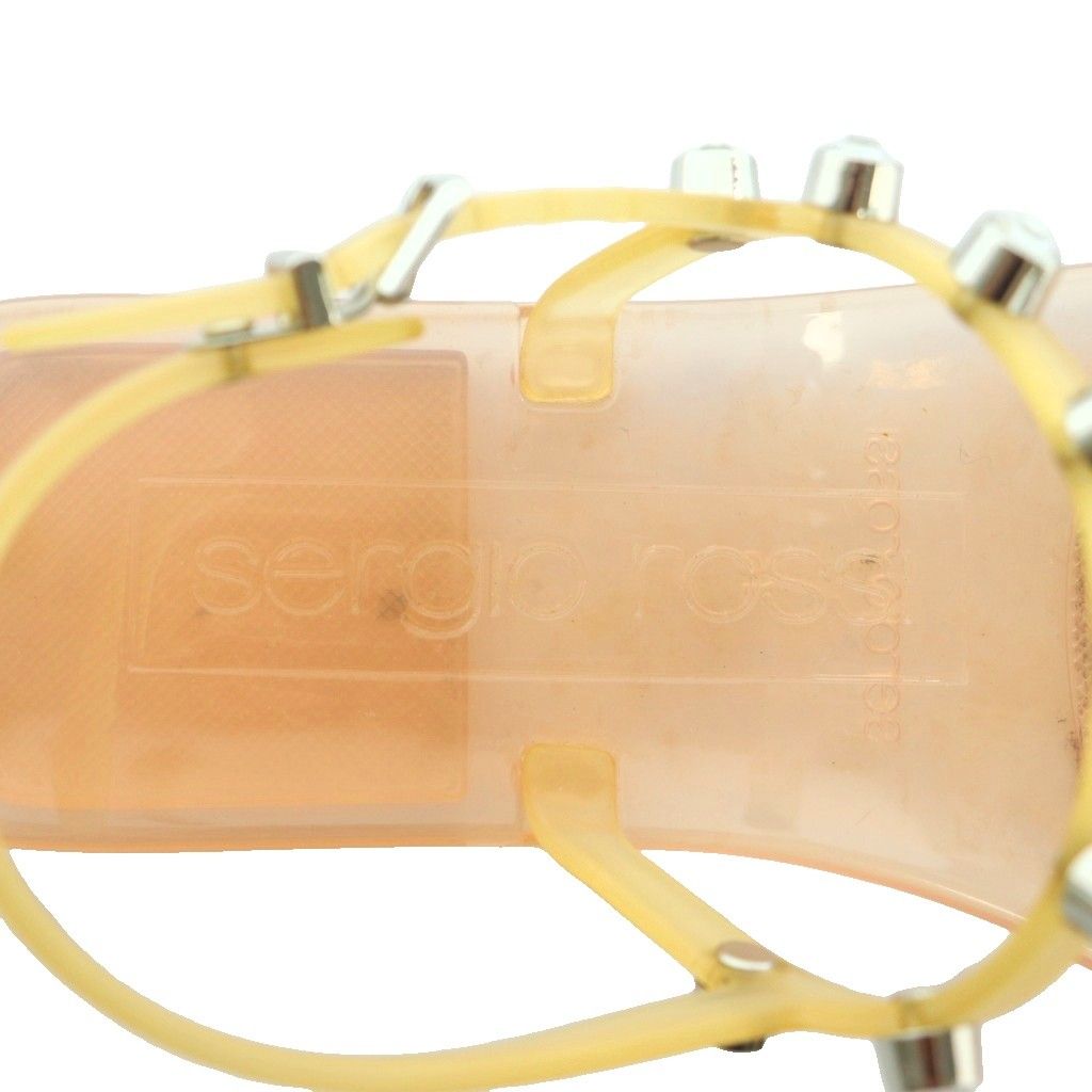 セルジオロッシ Sergio rossi トングサンダル スクエアトゥ ラバー 36