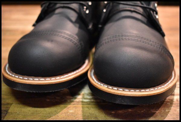  7 5 D 24年 レッドウィング 8084 アイアンレンジャー ブラックハーネス 黒 キャップトゥ ブーツ redwing FI 254 ワークブーツ ブーツ 革靴