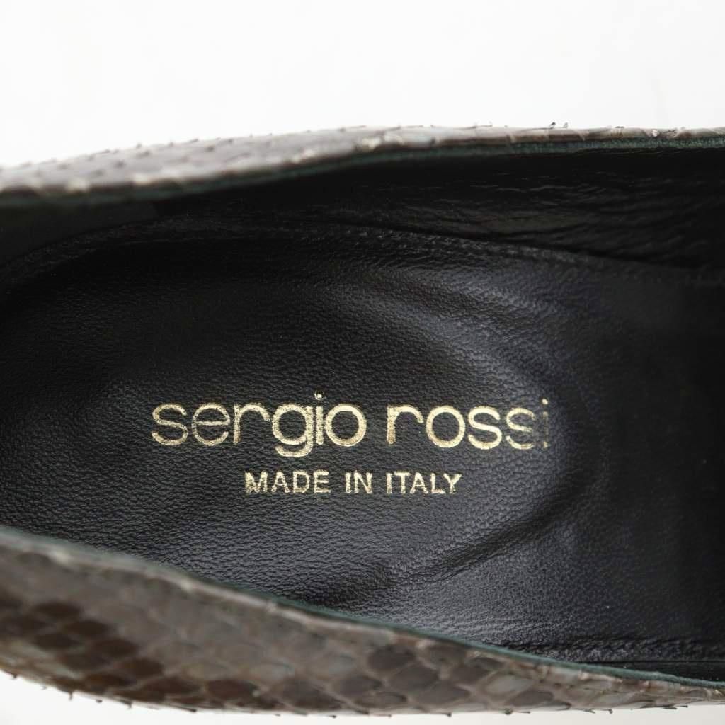 セルジオロッシ Sergio rossi パンプス アーモンドトゥ ヒール