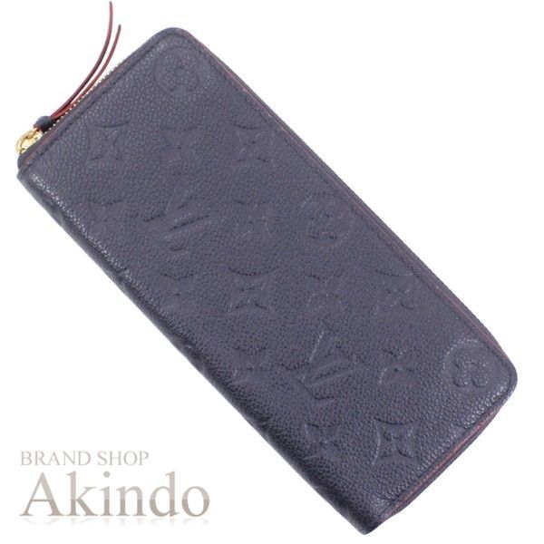 【未使用級品】ルイヴィトン　アンプラント　クレマンス　マリアーヌルージュ　長財布 新品・未使用】ルイヴィトン 長財布 モノグラム アンプラント ラウンド